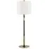 Classic Table Lamp with Knurled Accents - Black, Bronze