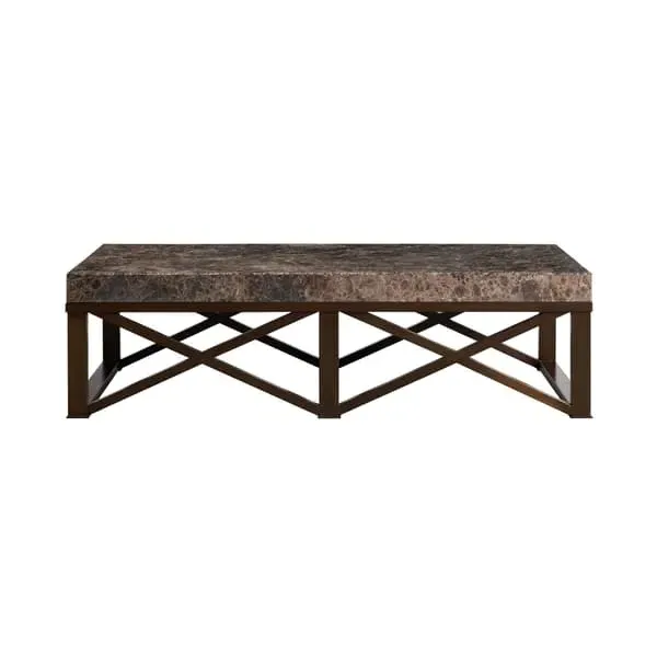 Coffee Table - Dark Emperador, Marble