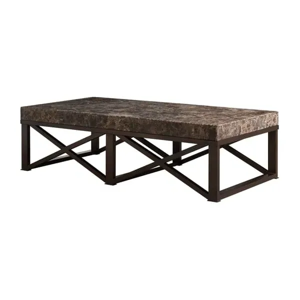 Coffee Table - Dark Emperador, Marble image