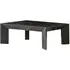 Coffee Table with Bamboo Weave - Black, Lacquer