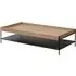 Coffee Table with Storage - Oak, Iron