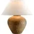 Conical Table Lamp - Brown, Linen