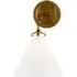 Conical Wall Light - Brass, Metal
