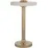 Cordless Table Lamp - Brass, Alabaster