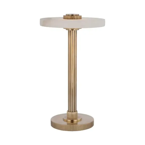 Cordless Table Lamp - Brass, Alabaster image