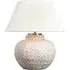 Cordless Table Lamp - White, Rattan