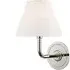 Curved Arm Wall Light - Polished Nickel