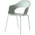 Curved Outdoor Chair Set - Sage, Recycled Polymer