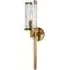 Cylindrical Wall Light - Brass, Glass