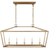 Darlana Linear Pendant Light - Gilded Iron, Steel