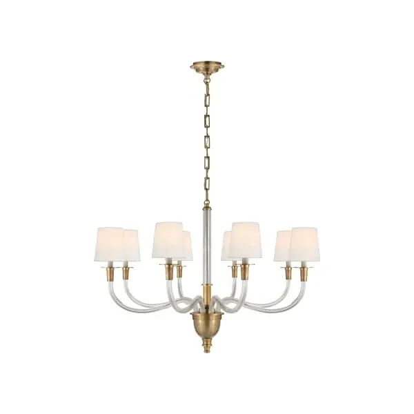 Designer Chandelier Statement - Brass, Metal image