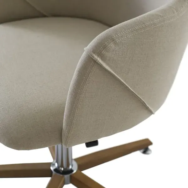Desk Chair with Ergonomic Support - Light Neutral