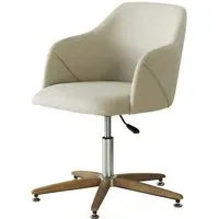 Desk Chair with Ergonomic Support - Light Neutral