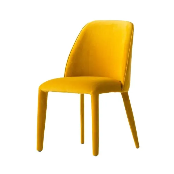 Dining Chair - Ochre, Velvet image