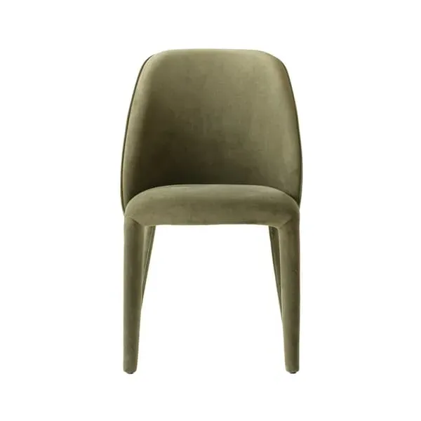 Dining Chair - Olive, Velvet