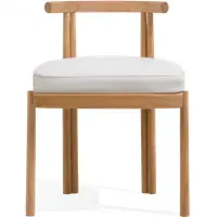 Dining Chair with Curved Back - Teak