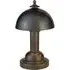 Dome Table Lamp with Layered Base - Bronze, Metal