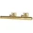 Double Picture Light with Adjustment - Brass, Metal
