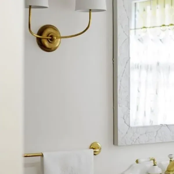 Double Wall Light - Brass, Metal