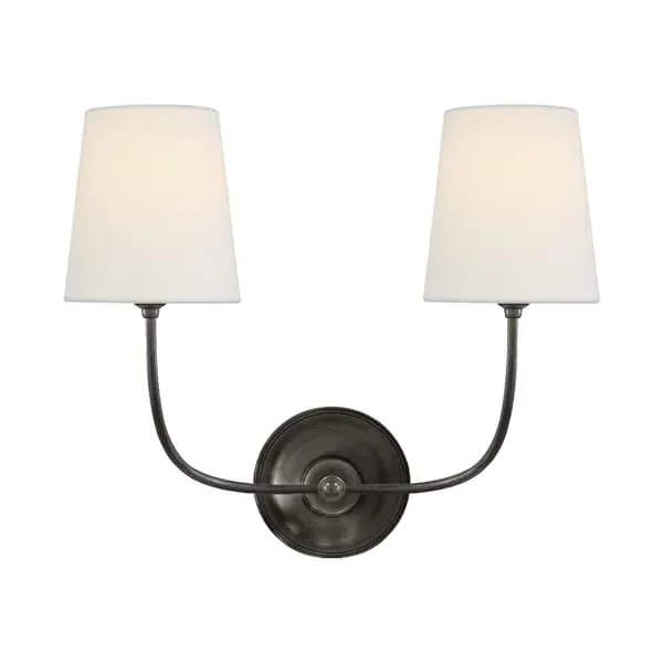 Double Wall Light - Bronze