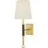 Double Wall Light - Polished Nickel, Brass