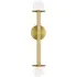 Double Wall Light with Glass Globes - Brass