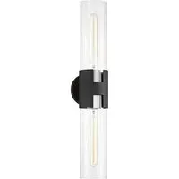 Dual Shade Wall Light - Polished Nickel