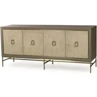 Edith Sideboard with Storage - Latte, Ash Veneer