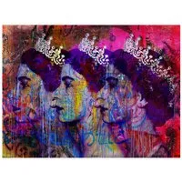 Elizabeth Canvas Wall Art - Multi-Color, Linen