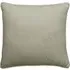 Embroidered Cushion with Feather Fill - Natural, Linen