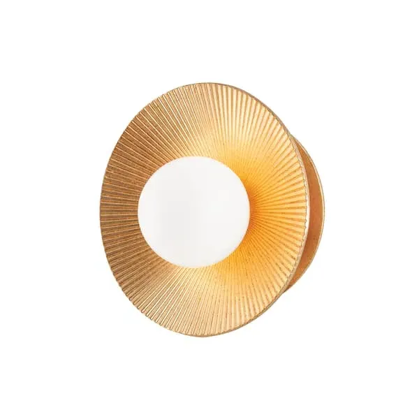 Emerald Wall Light - Gold, Glass image