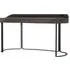 Executive Desk with Storage - White, Walnut Veneer