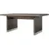 Extending Dining Table - Grey, Ash Veneer