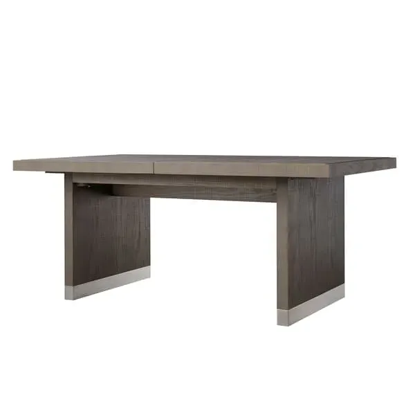 Extending Dining Table - Grey, Ash Veneer image