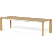 Extending Dining Table - Natural, Solid Teak