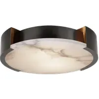 Extra Large Ceiling Light - Bronze, Alabaster