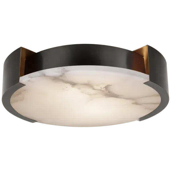 Extra Large Ceiling Light - Bronze, Alabaster