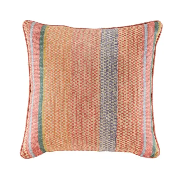 Feather Cushion Geometric Print - Multi, Linen image
