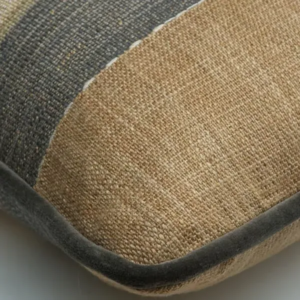 Feather Cushion with Piping - Neutral, Cotton