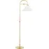 Floor Lamp with Sculptural Design - Brass