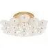 Flush Ceiling Light - Soft Brass, Metal