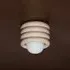 Flush Mount Ceiling Light - Brass, Ceramic