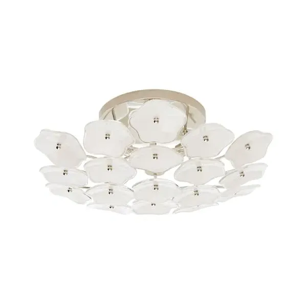 Flush Mount Ceiling Light - Polished Nickel image