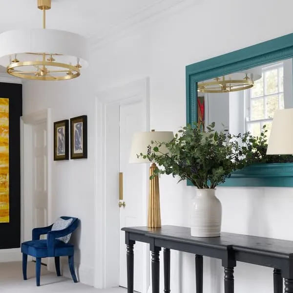 Fluted Table Lamp - Gilded, Iron