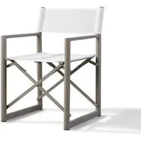 Foldable Dining Chair - White, Aluminium