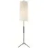 Frankfort Floor Lamp - Brass, Mahogany