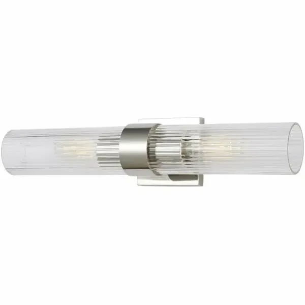 Geneva Wall Light - Polished Nickel, Glass