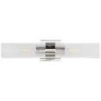 Geneva Wall Light - Polished Nickel, Glass