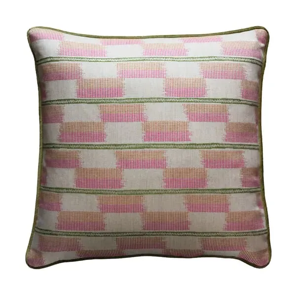 Geometric Cushion with Piping - Parasol, Cotton image