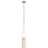 Geometric Pendant Light - Polished Nickel, Metal